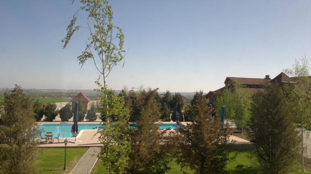 Panska Hata Hotell Nyzhnya Khortytsya Rum bild
