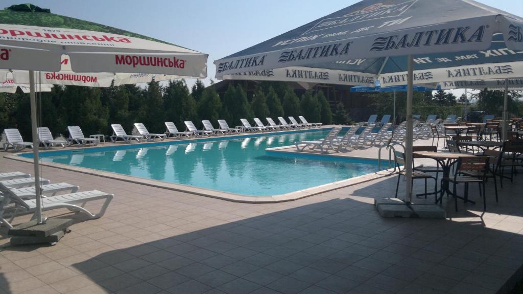 Panska Hata Hotell Nyzhnya Khortytsya Exteriör bild
