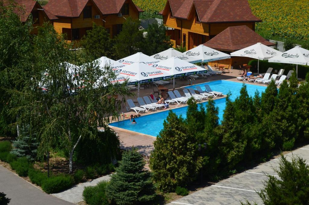 Panska Hata Hotell Nyzhnya Khortytsya Exteriör bild